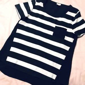 J. Crew Striped Blouse